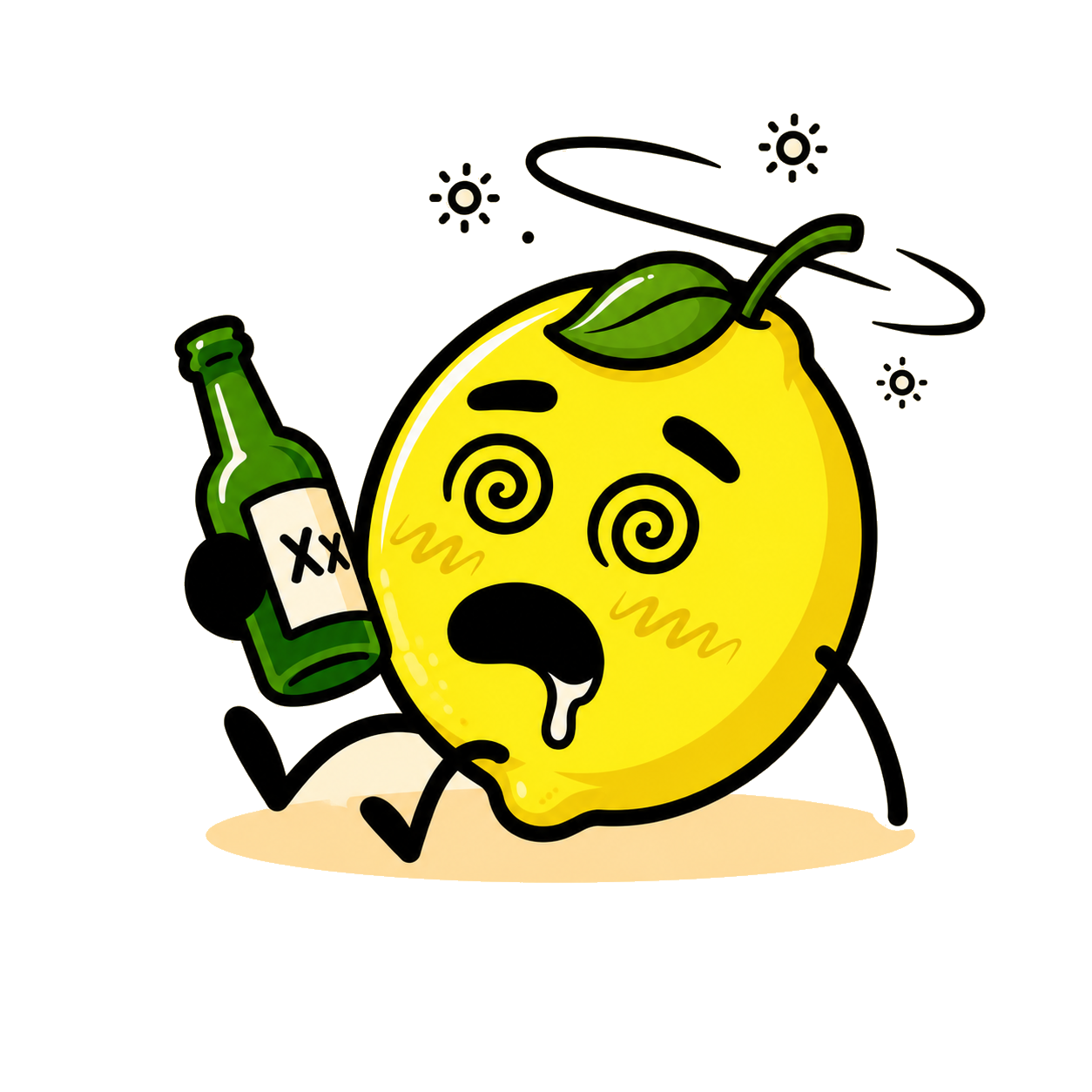 Dizzy étourdi avec sa bière